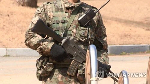 K-2 소총으로 무장한 군인[연합뉴스TV 제공]